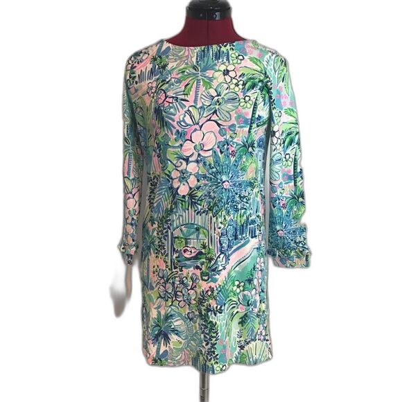 Lilly Pulitzer Girls UPF 50+ Mini Sophie Ruffle Dress XL (12-14) UPF 50+ - Picture 3 of 14